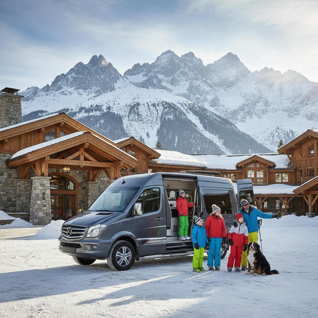 Top-Tier Ski Resort Transport for Your Winter Retreat