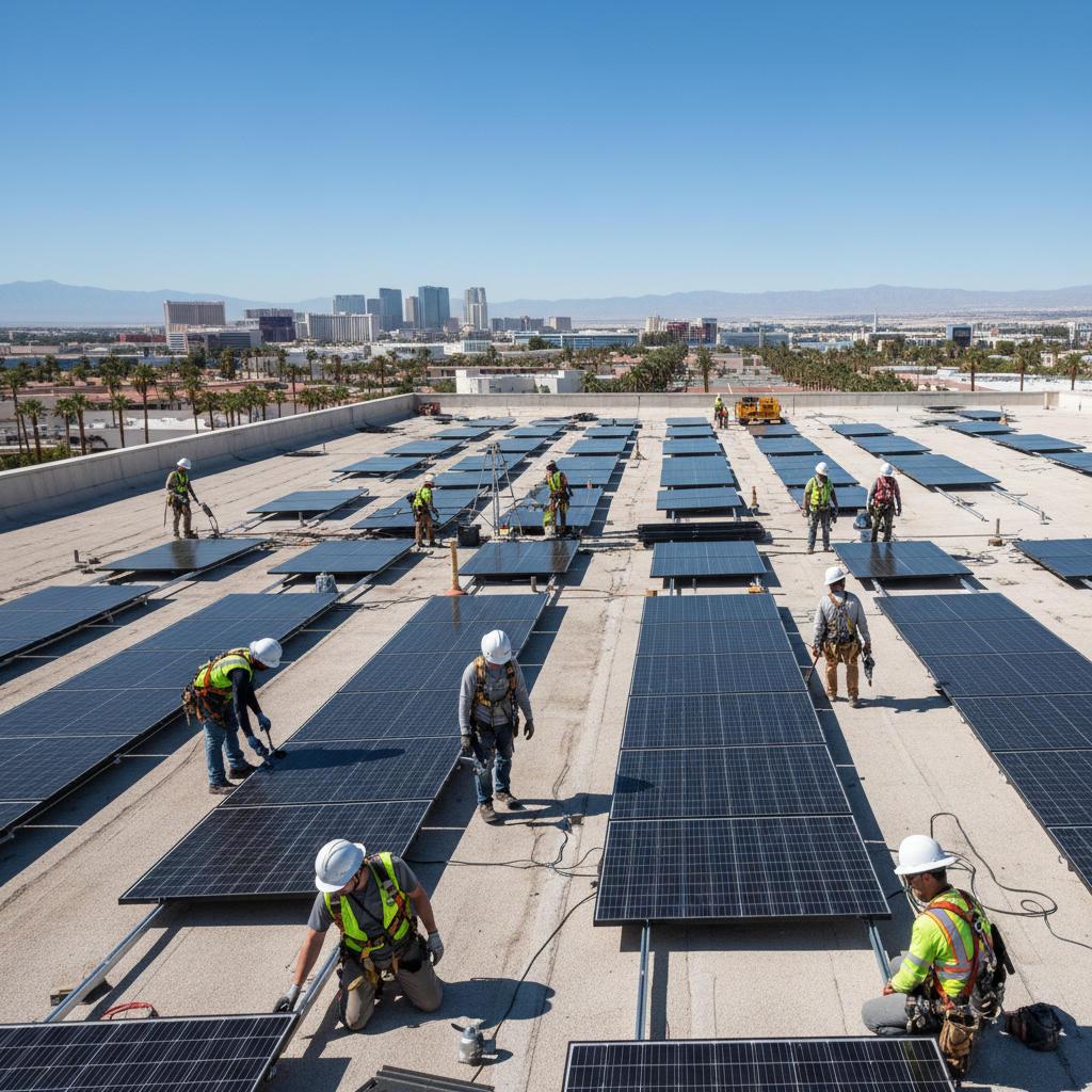 Professional Solar Panel Setup