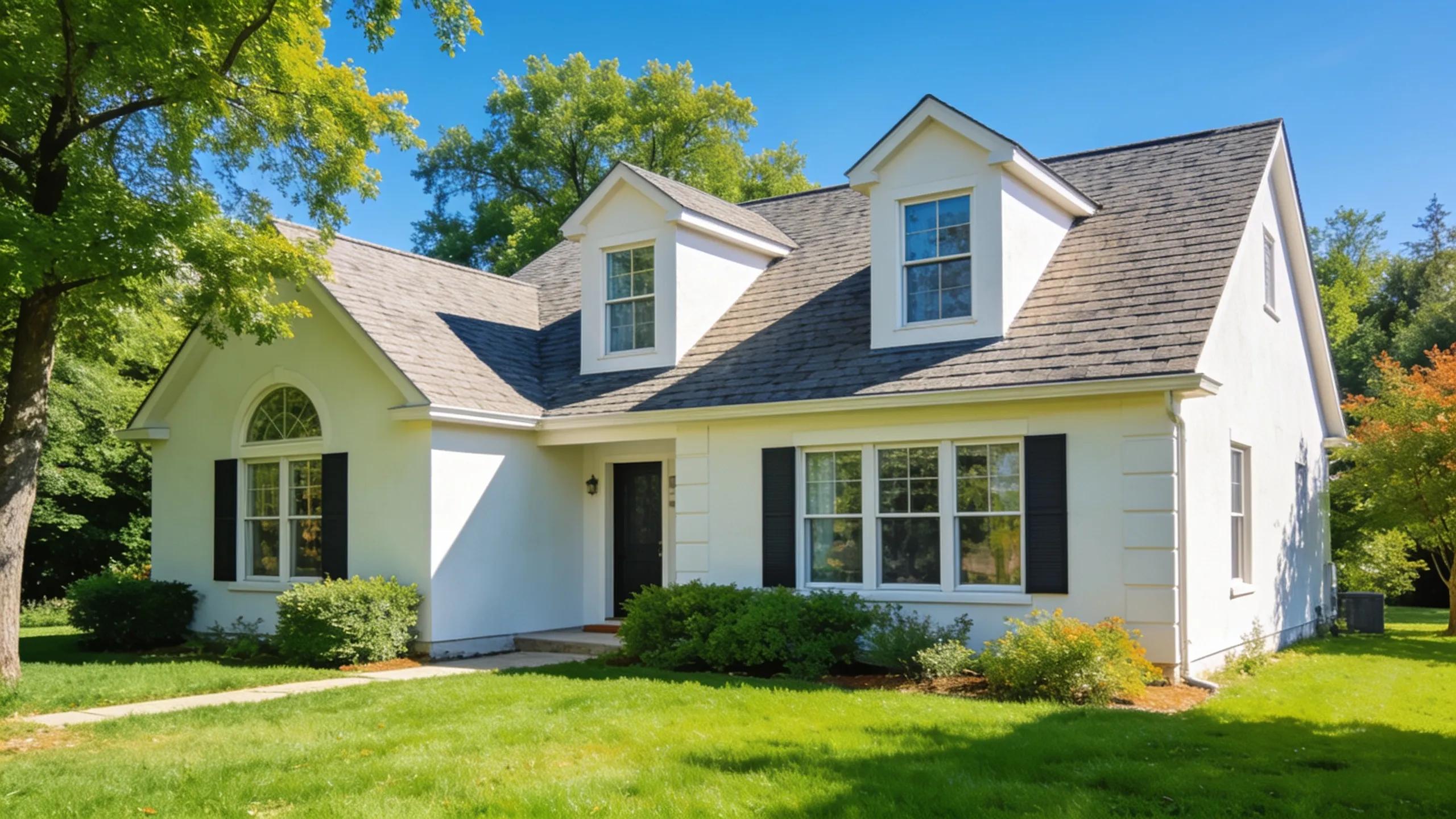 Clean home exterior after professional soft washing services
