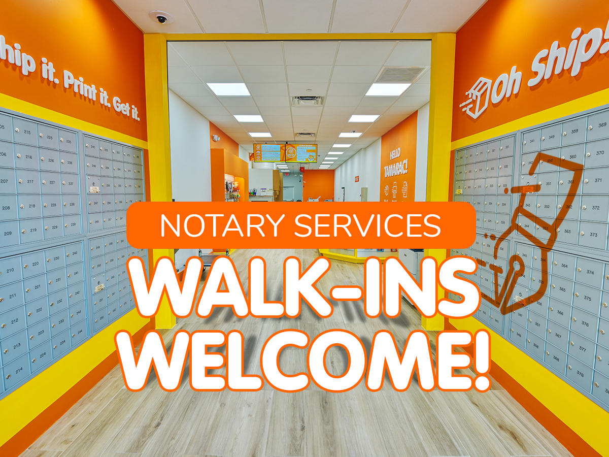 Mailbox Rentals, Notary Services, and Small Business Support