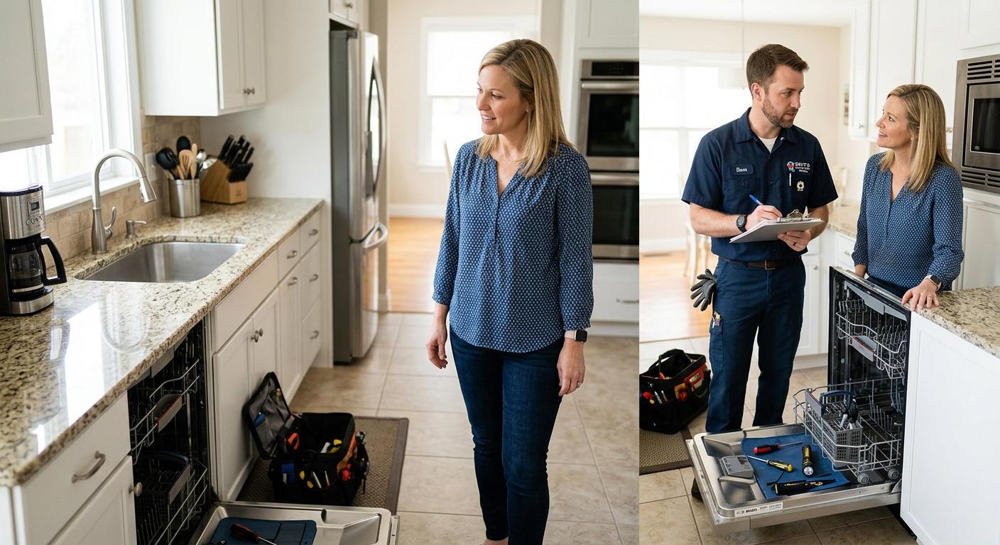 How a SmartFix Dishwasher Repair Visit Works
