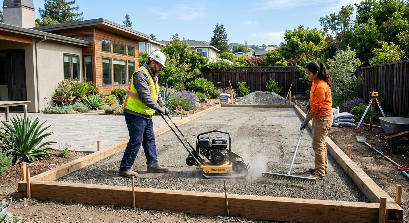 Step-by-Step Installation from Base Excavation to Finished Surface