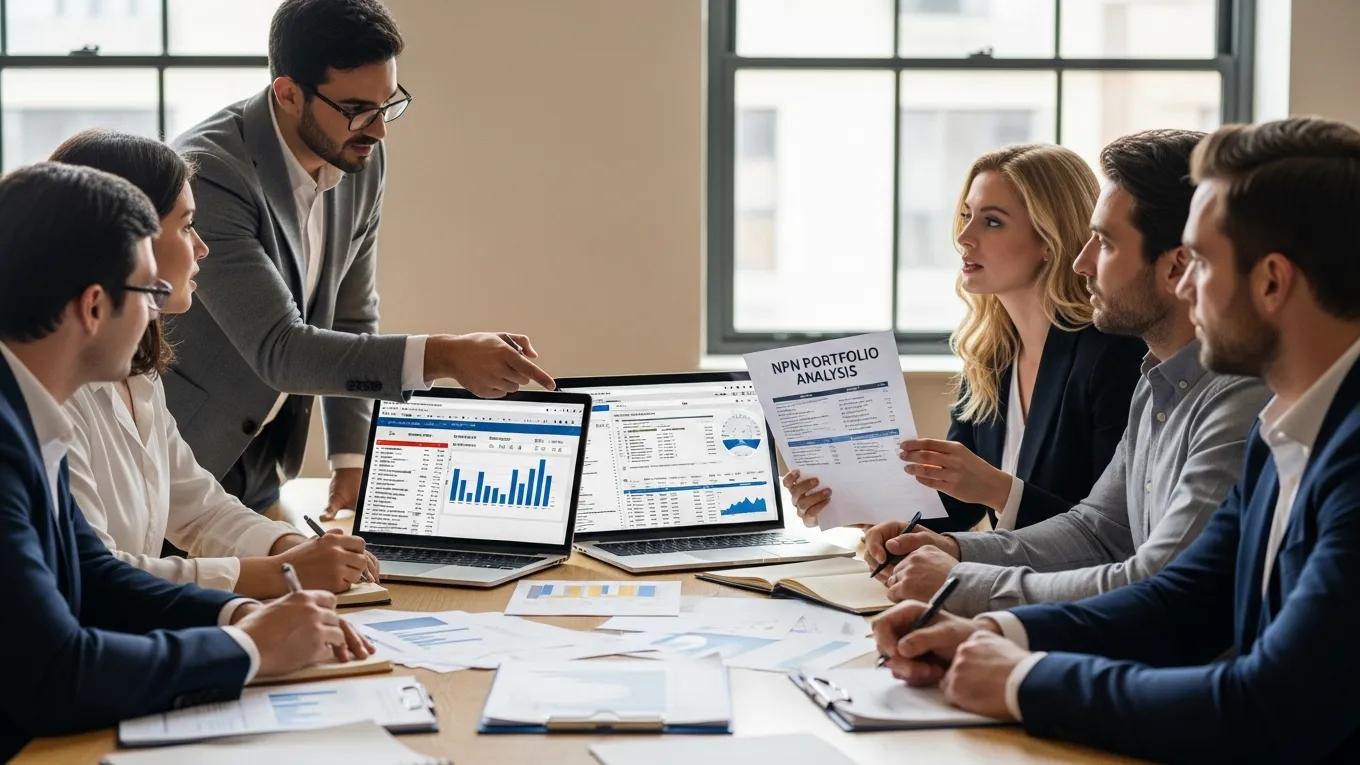 Investors collaborating on sourcing deals for non-performing notes