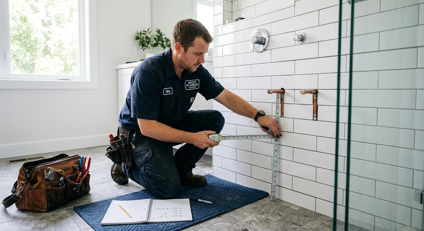 Start With Your Bathroom Layout and Plumbing Positions
