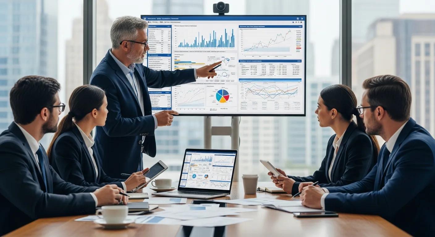 Financial professionals discussing risk management techniques for note investment