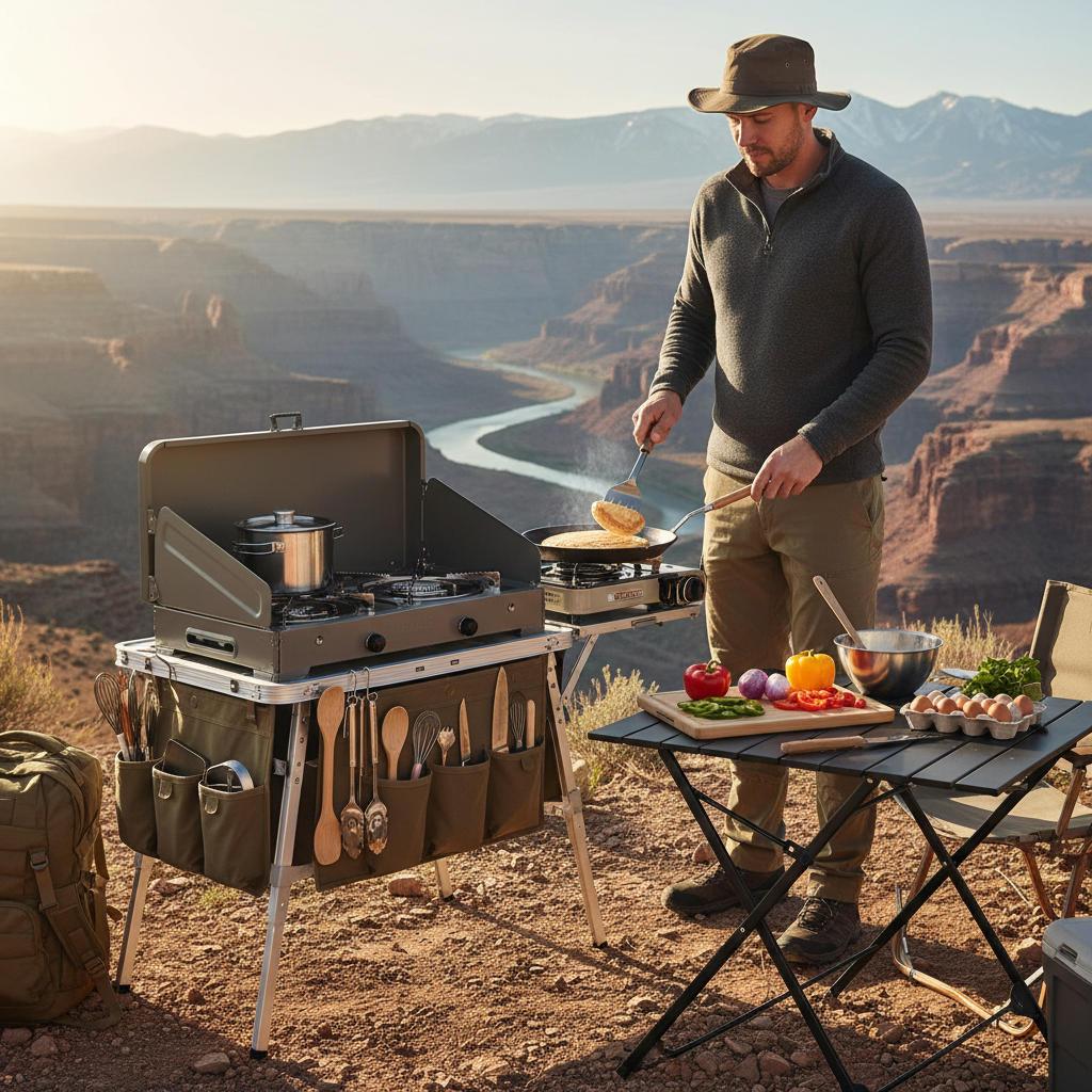 Portable Outdoor Kitchen Arrangements