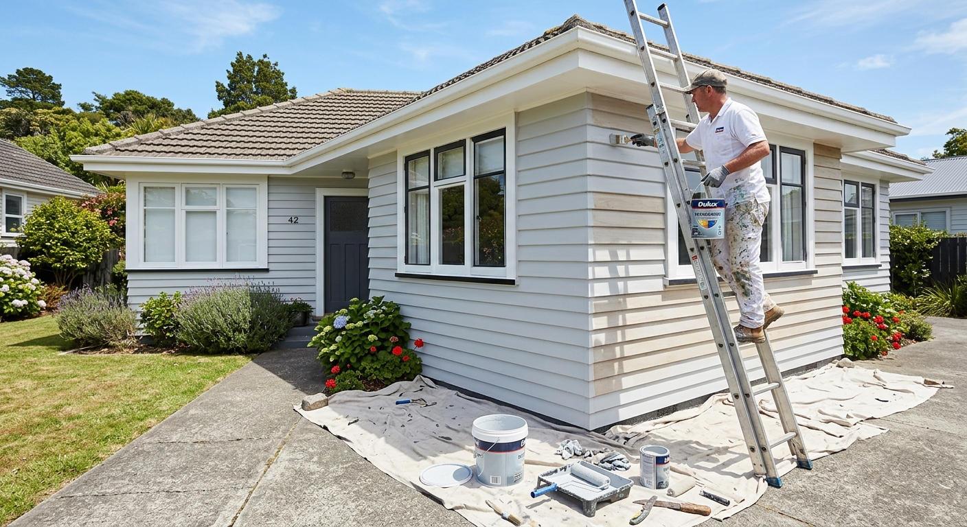 Exterior Painting and Weathered Surface Restoration