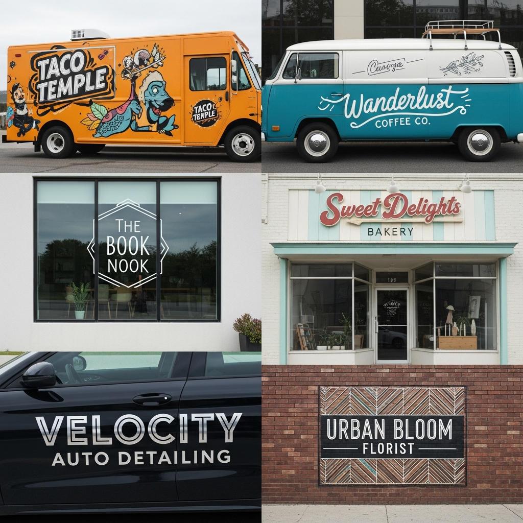 Personalized Vinyl Lettering Solutions for Vehicles and Shopfronts