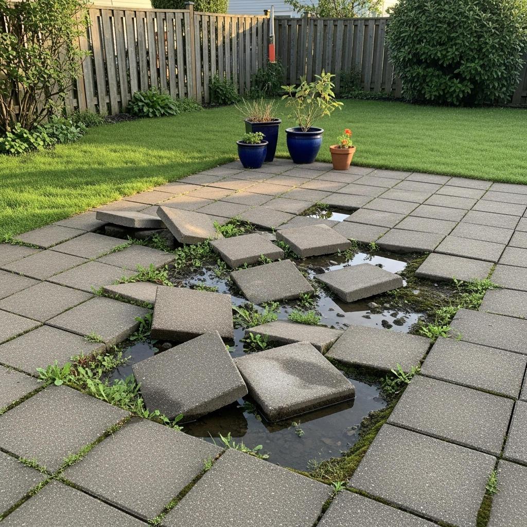 Identifying Issues with Sunken Pavers