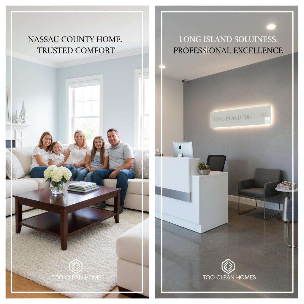 Why Choose Too Clean Homes for Cleaning Services in Nassau County NY?