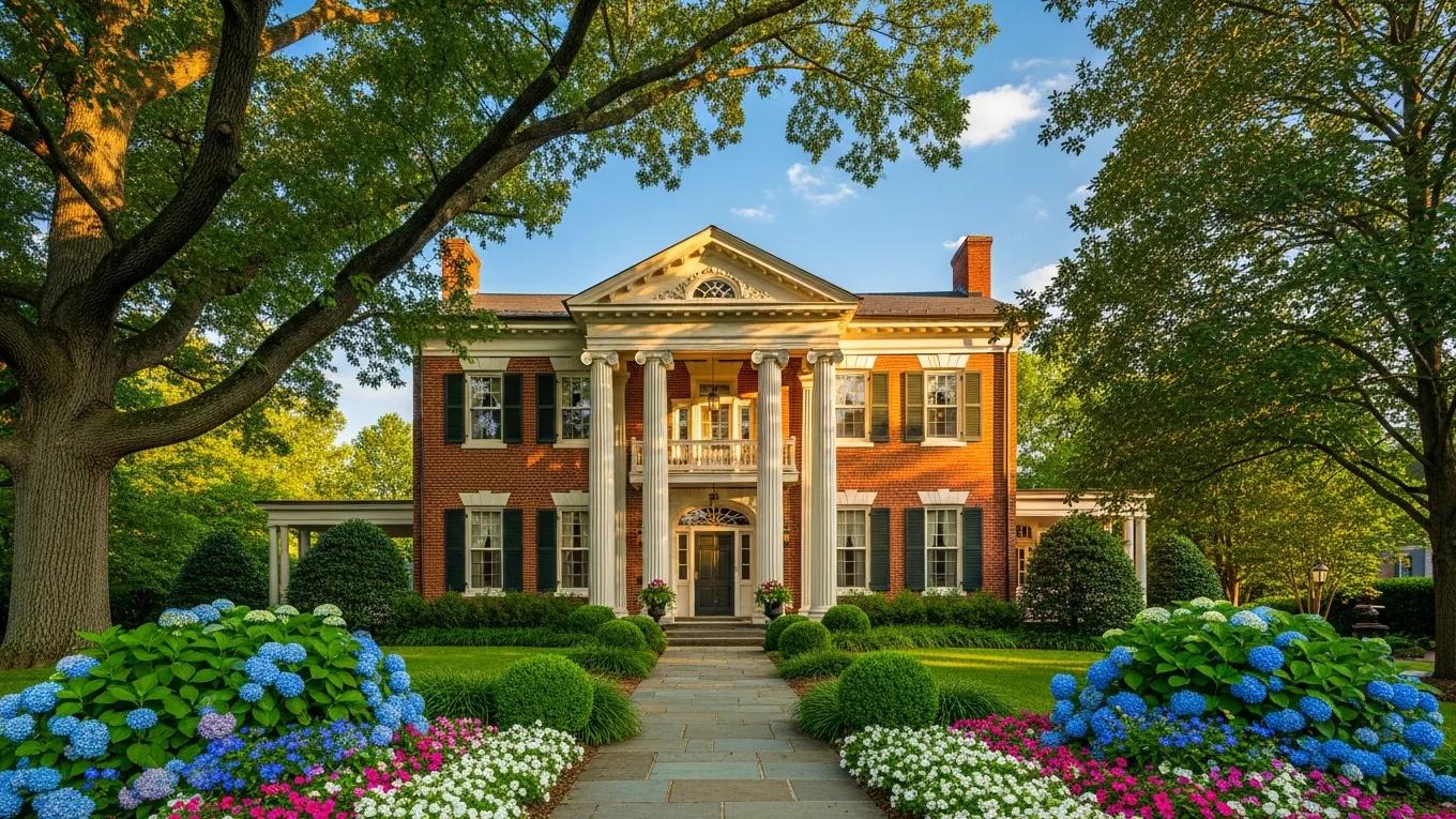 Charming Leesburg historic home framed by mature trees