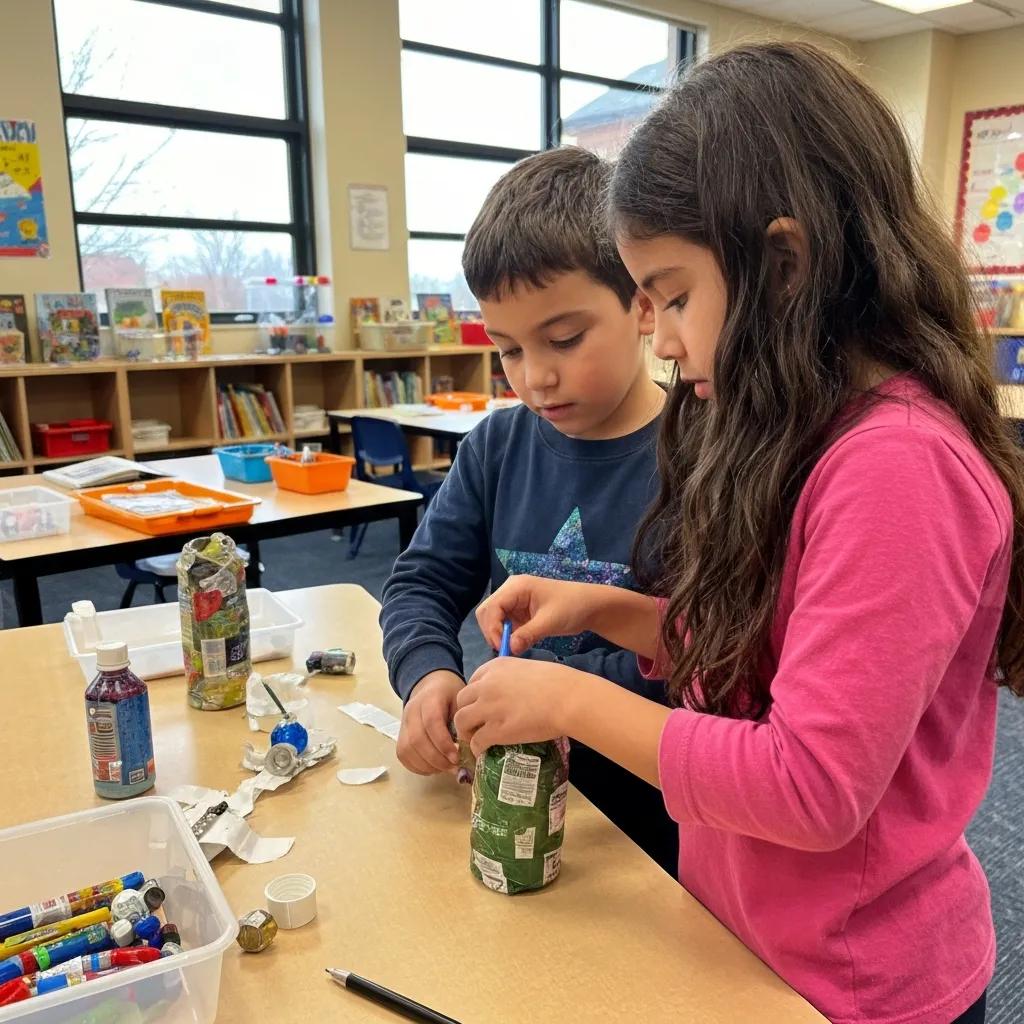 Children engaged in a hands-on learning activity, highlighting the importance of curriculum and learning philosophy in preschool
