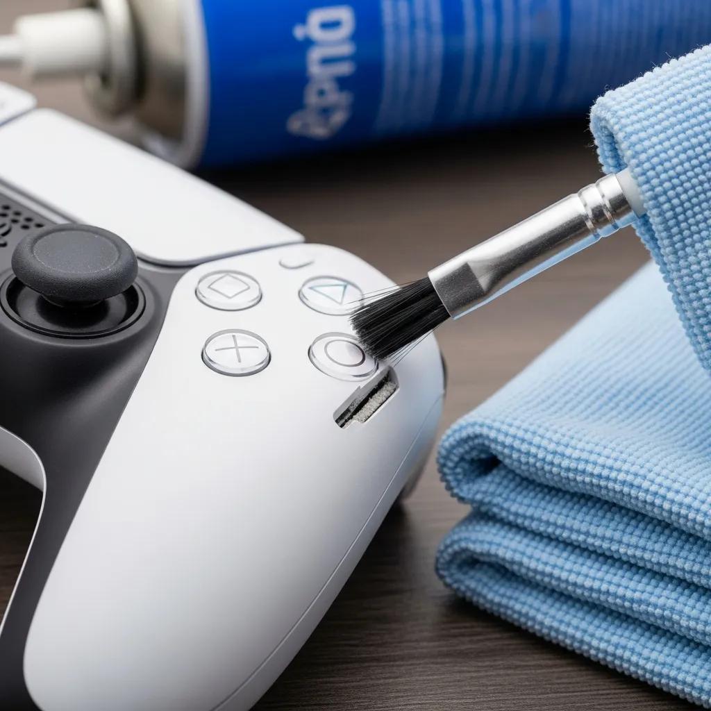 Cleaning a PS5 DualSense joystick to address stick drift Cleaning a PS5 DualSense joystick to address stick drift