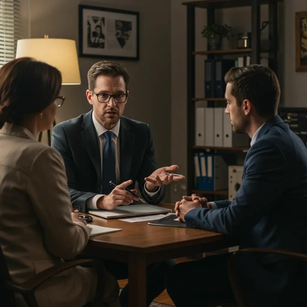 A client meeting with a Bluemoon private detective in Bromley, underscoring trust and absolute confidentiality.