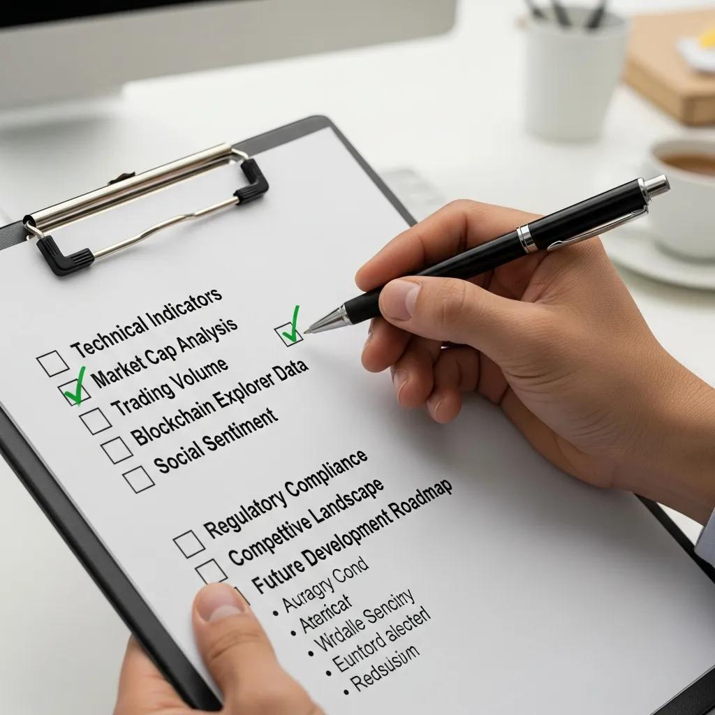 Checklist of essential features for crypto analysis websites being reviewed Checklist of essential features for crypto analysis websites being reviewed