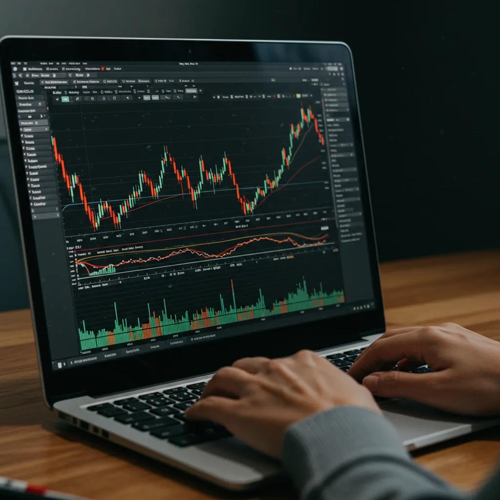 Detailed view of a trading platform screen showcasing a scalping strategy setup