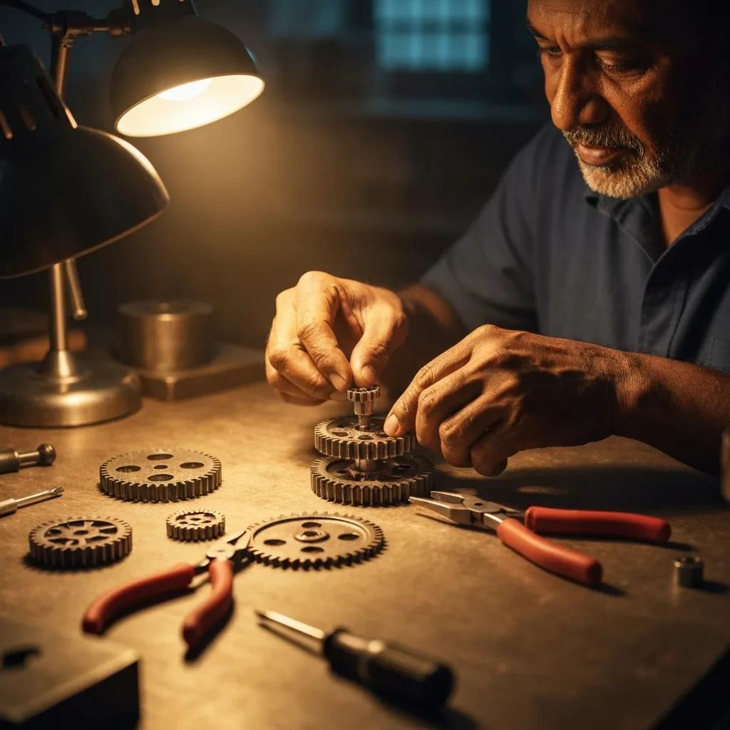 Close-up of personalized SMS message on smartphone with home service elements