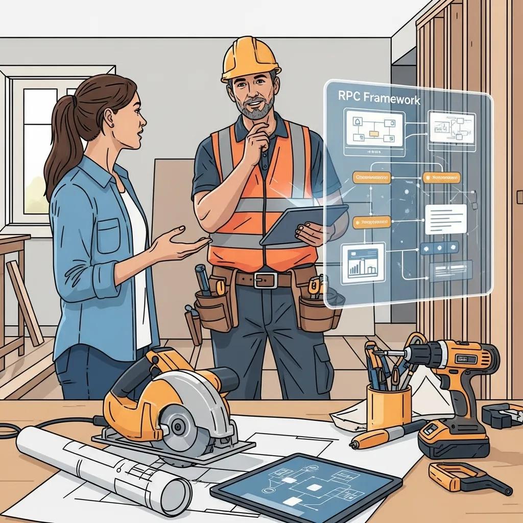Contractor using the RPC Framework on a site visit to build trust with a homeowner through clear communication