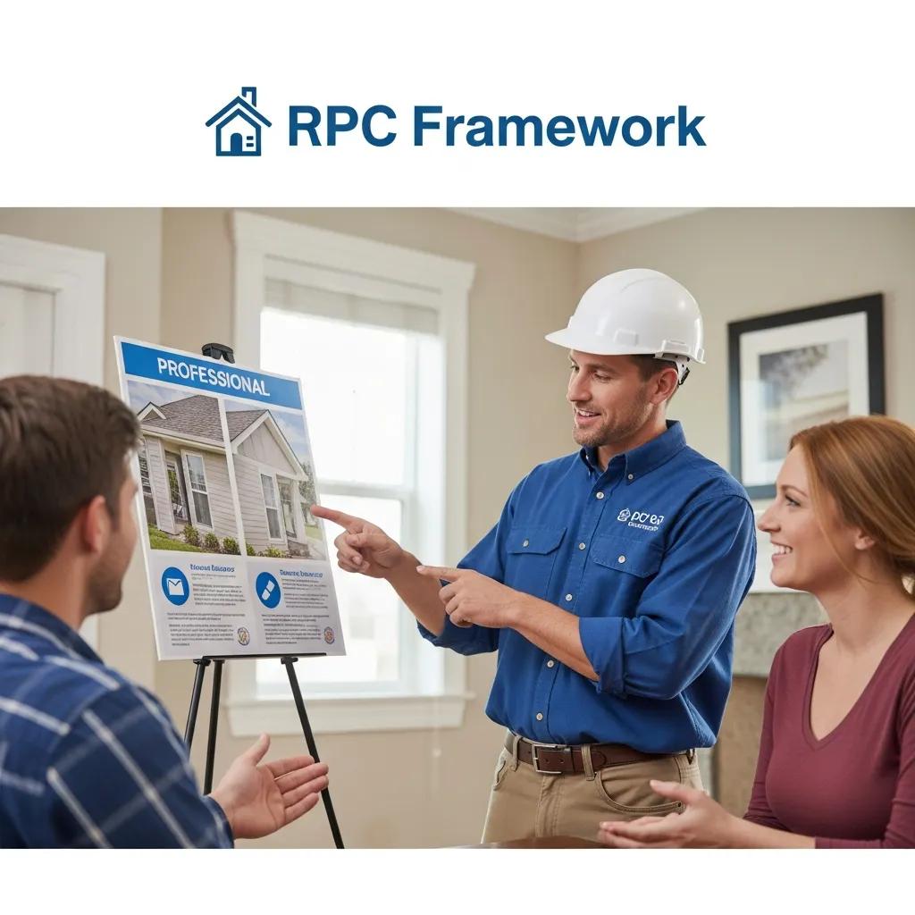 Contractor applying the RPC Framework during a quick site visit with a homeowner