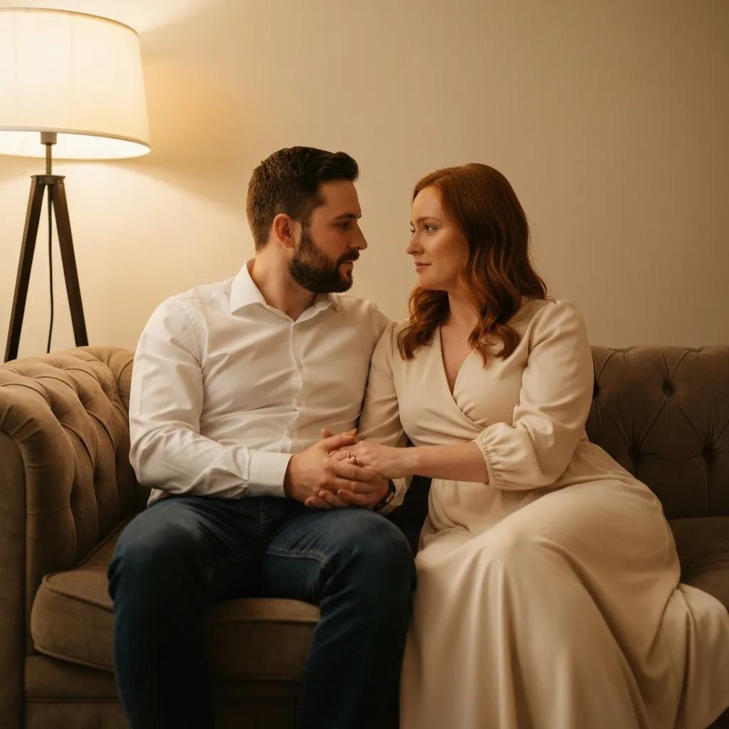 Couple engaged in deep conversation, illustrating the importance of emotional intimacy in relationships