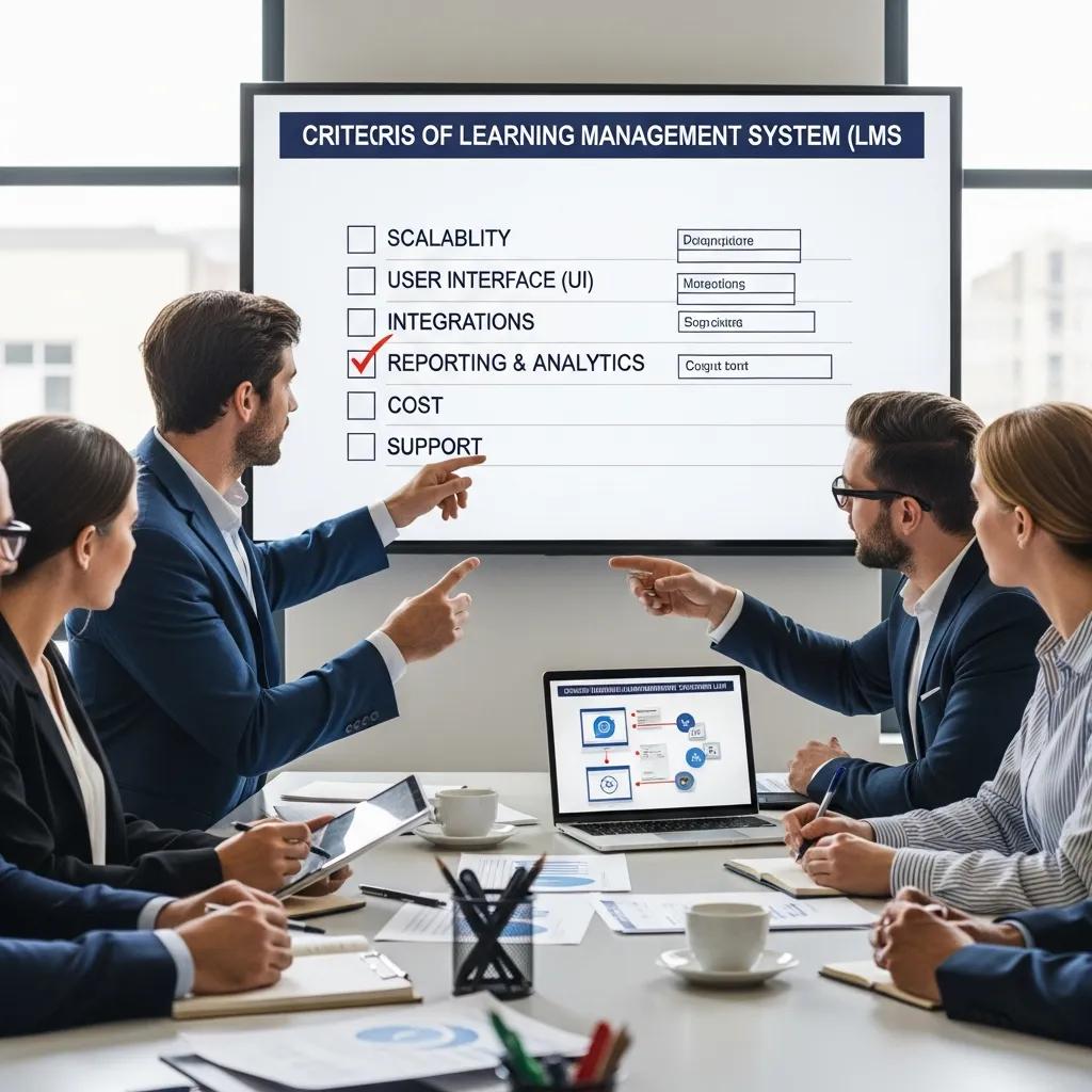 Checklist for selecting an LMS in a corporate environment