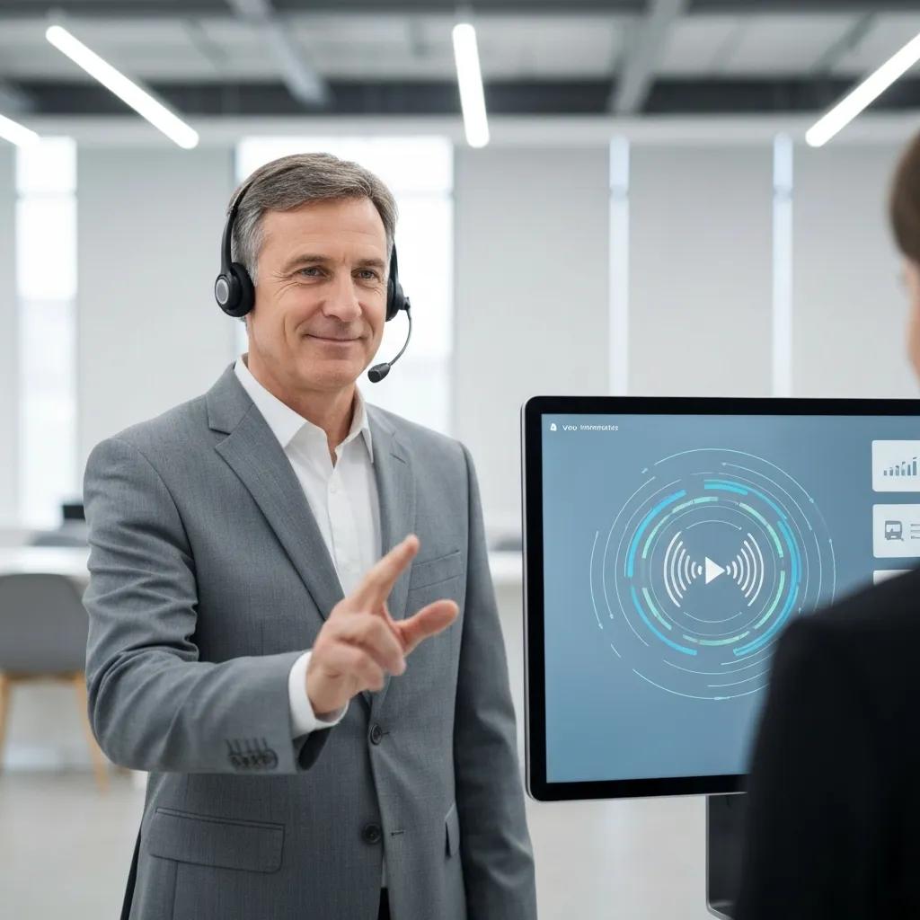 Customer support using a voice AI assistant to help a caller