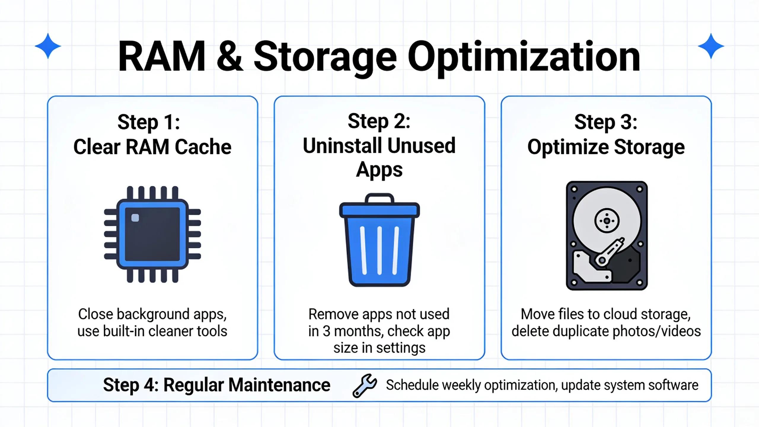 4. RAM & Storage Optimization