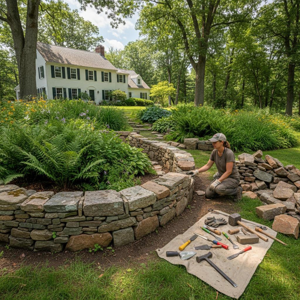 Stone Wall Construction