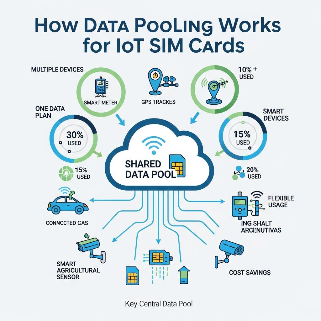 How Data Pooling Works for IoT SIM Cards