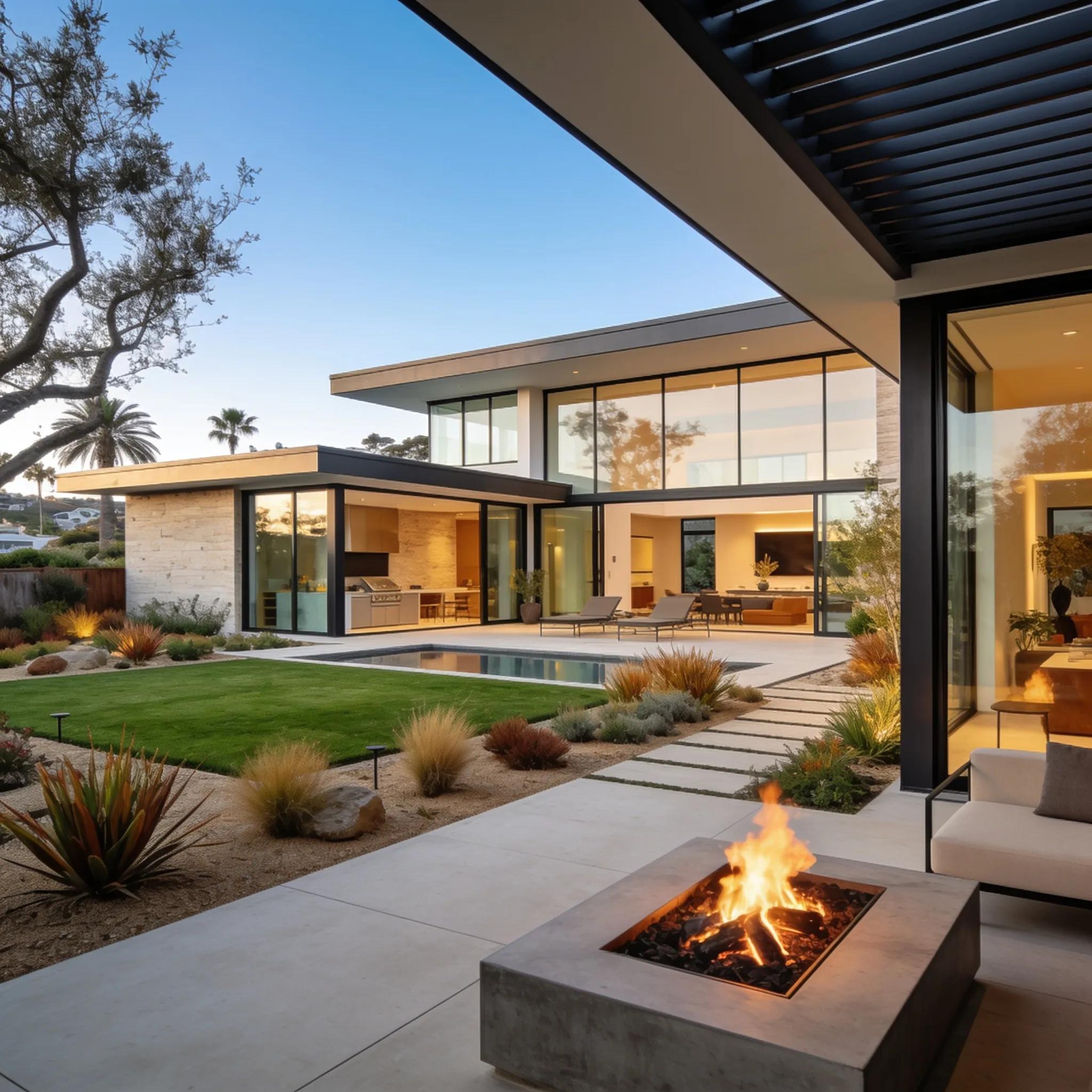 Modern residential home in Solana Beach showing features typical of higher-value properties