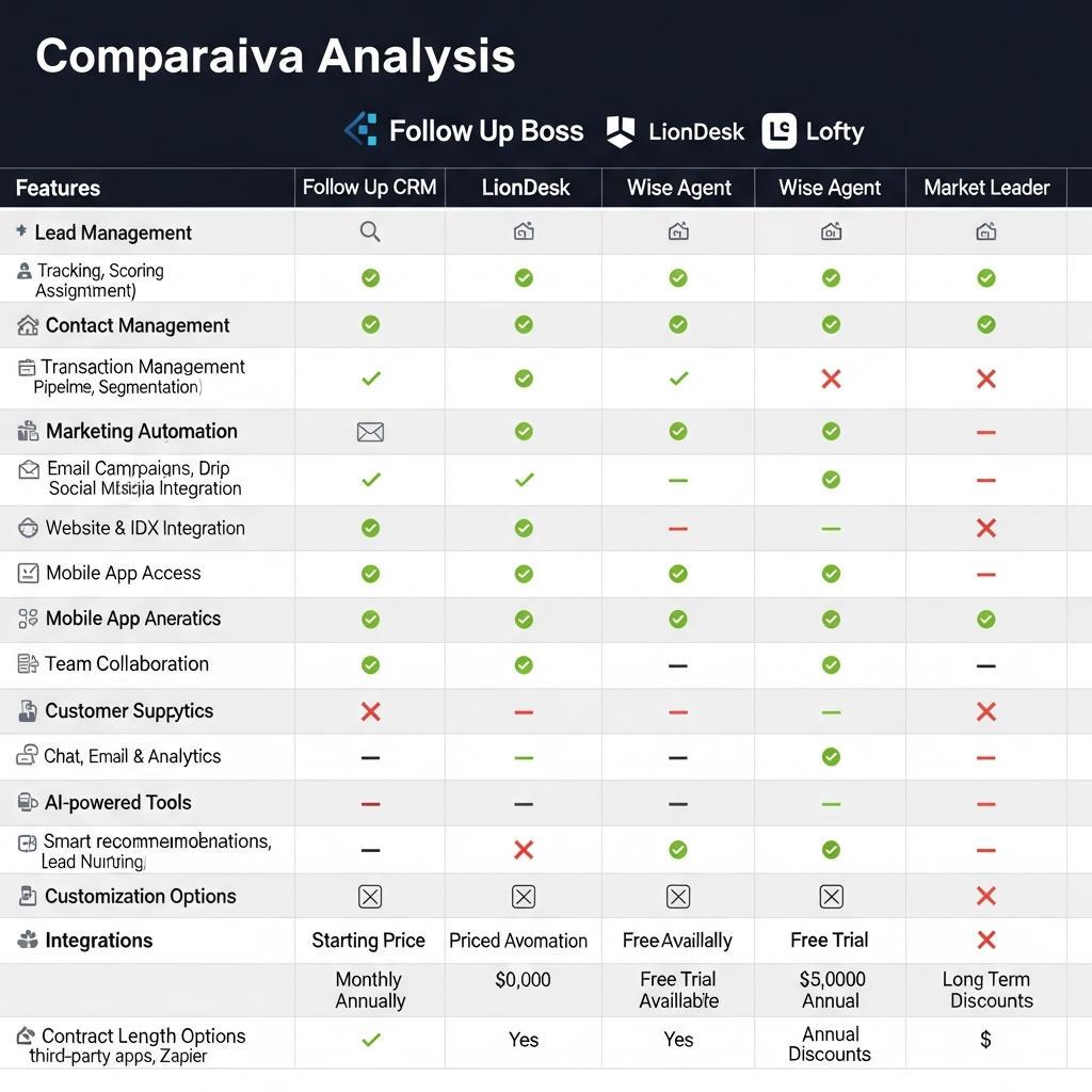 How Lofty CRM Compares to Competitors in Real Estate