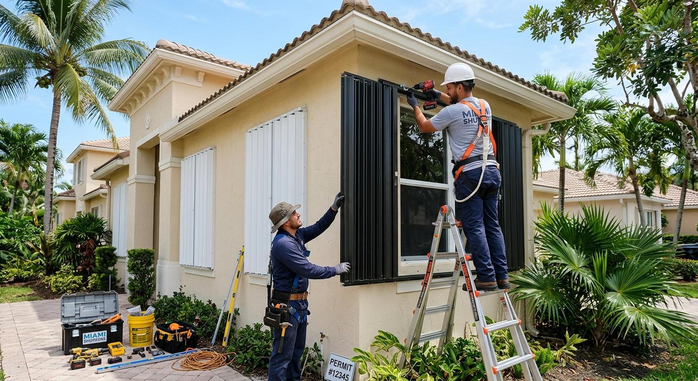 Storm Shutter Installation and Wind Protection for Miami Homes