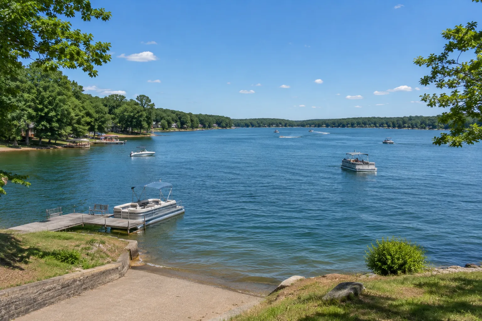 An aerial or shoreline view of Lake Anna in Spotsylvania County to showcase the recreational lifestyle and natural scenery available to residents. An aerial or shoreline view of Lake Anna in Spotsylvania County to showcase the recreational lifestyle and natural scenery available to residents.