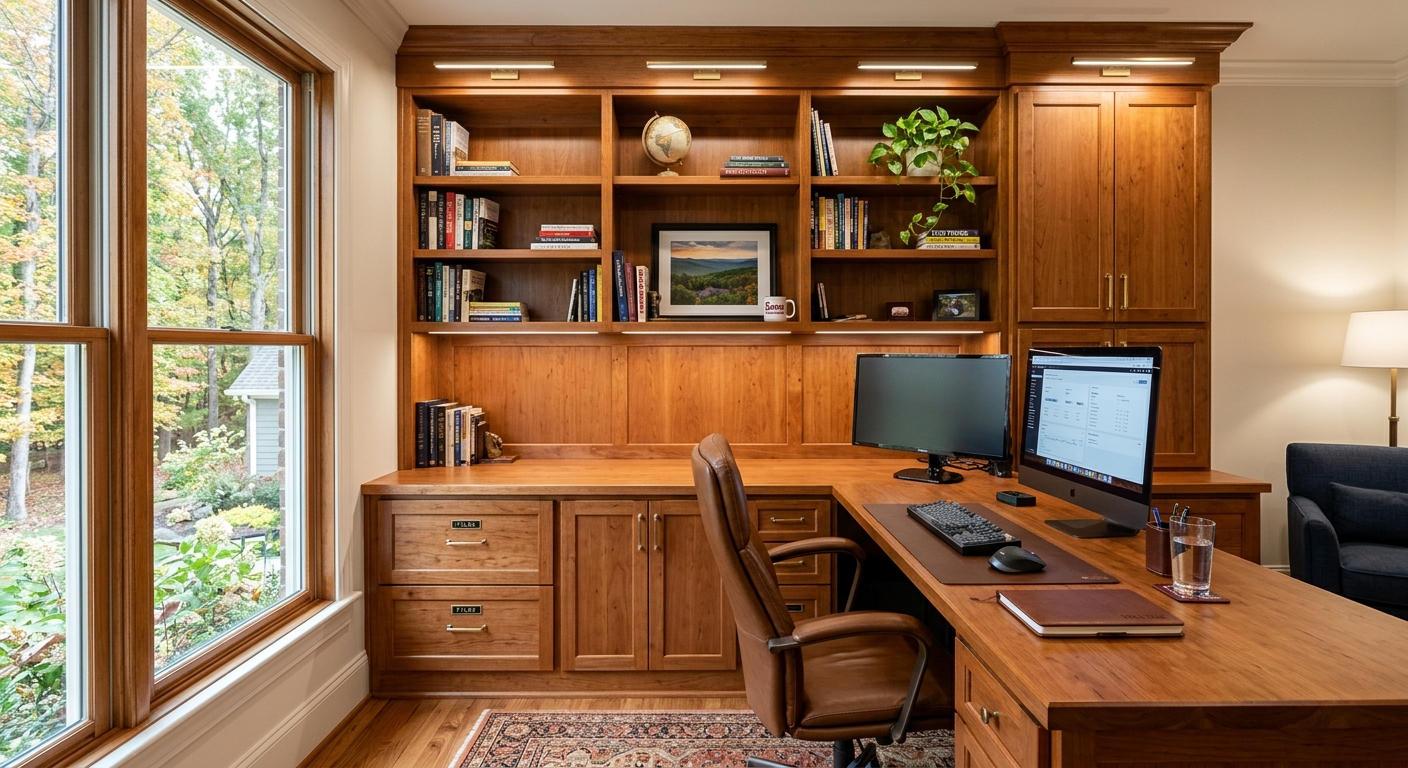 Dedicated Home Office Cabinetry Serving Florence and the Surrounding Region