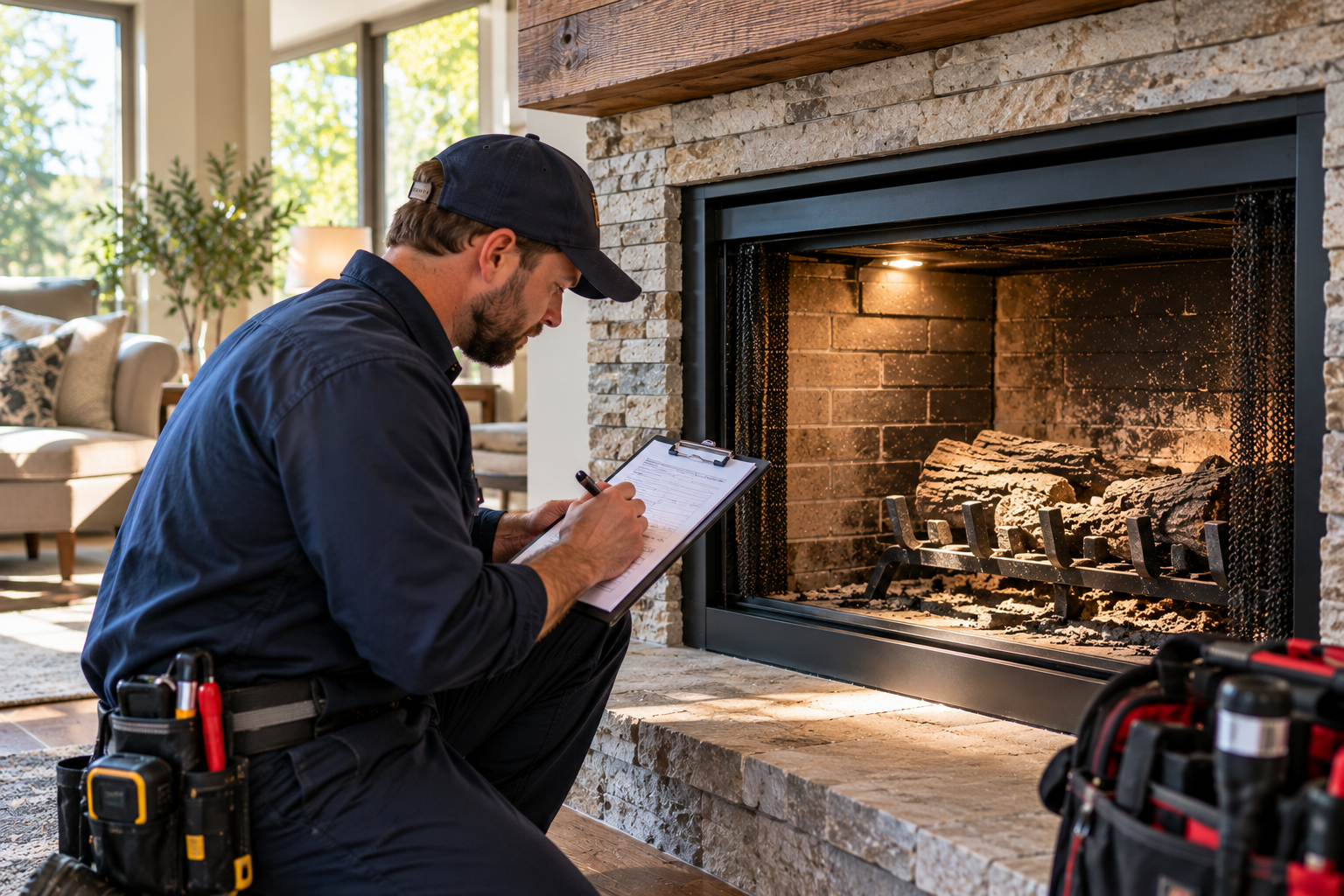 The Scope of a Residential Fireplace Inspection
