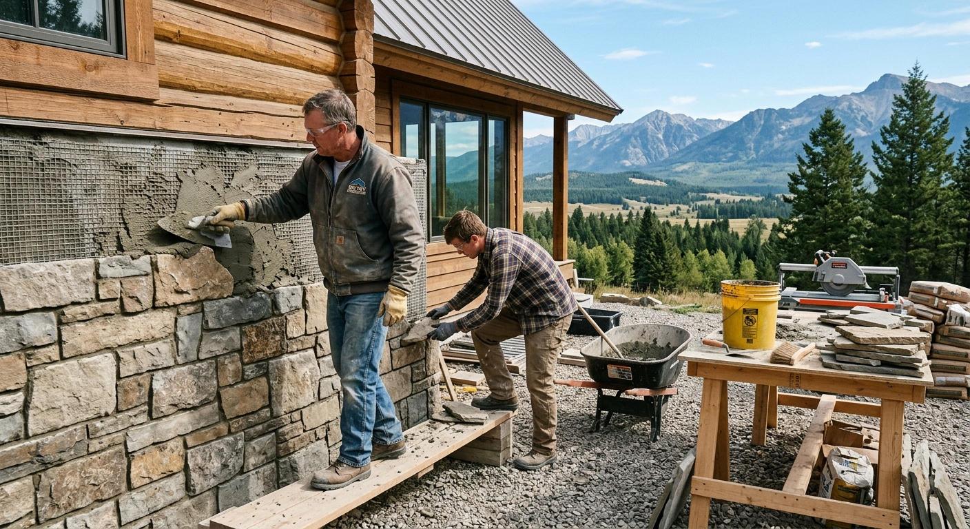Stone Veneer Installations and Exterior Painting With Lasting Results