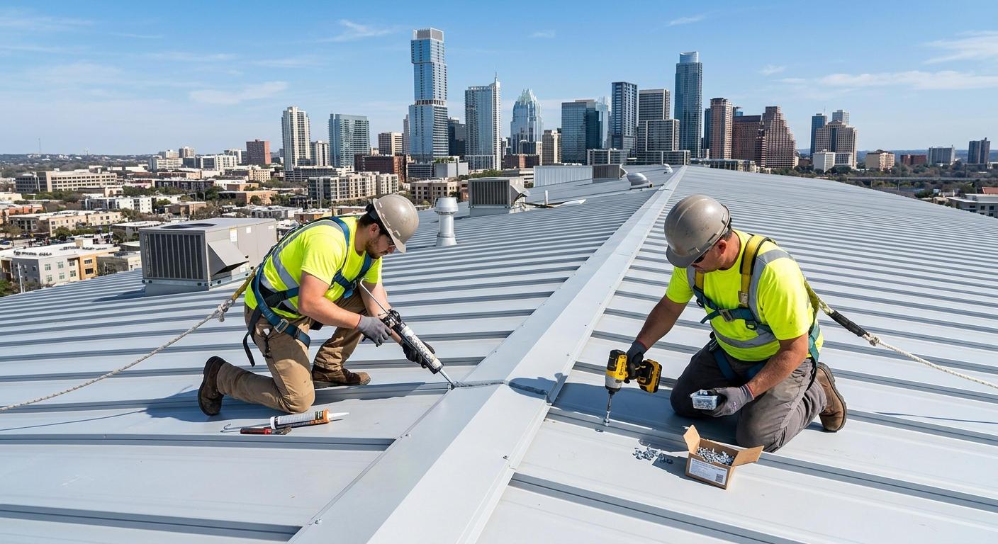 How Cool Roofs Handles Every Metal Roof Repair in Austin