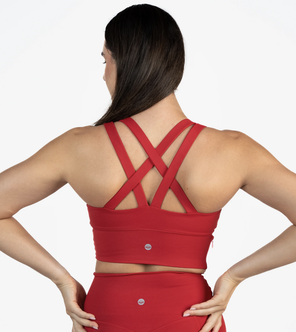 Sierra Sports Bra - Cherry