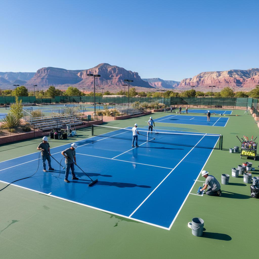Expert Court Resurfacing in Central Utah