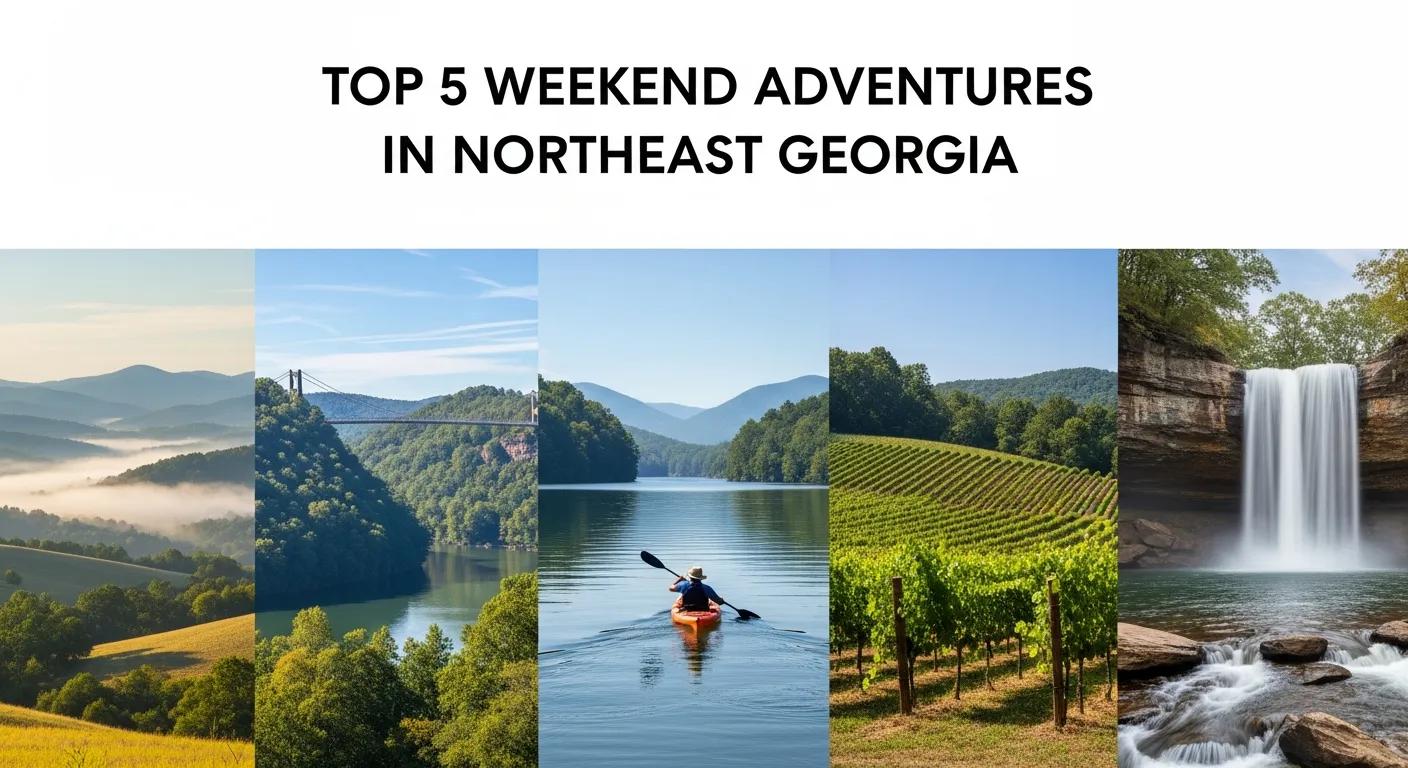 Top 5 Weekend Adventures in Northeast Georgia