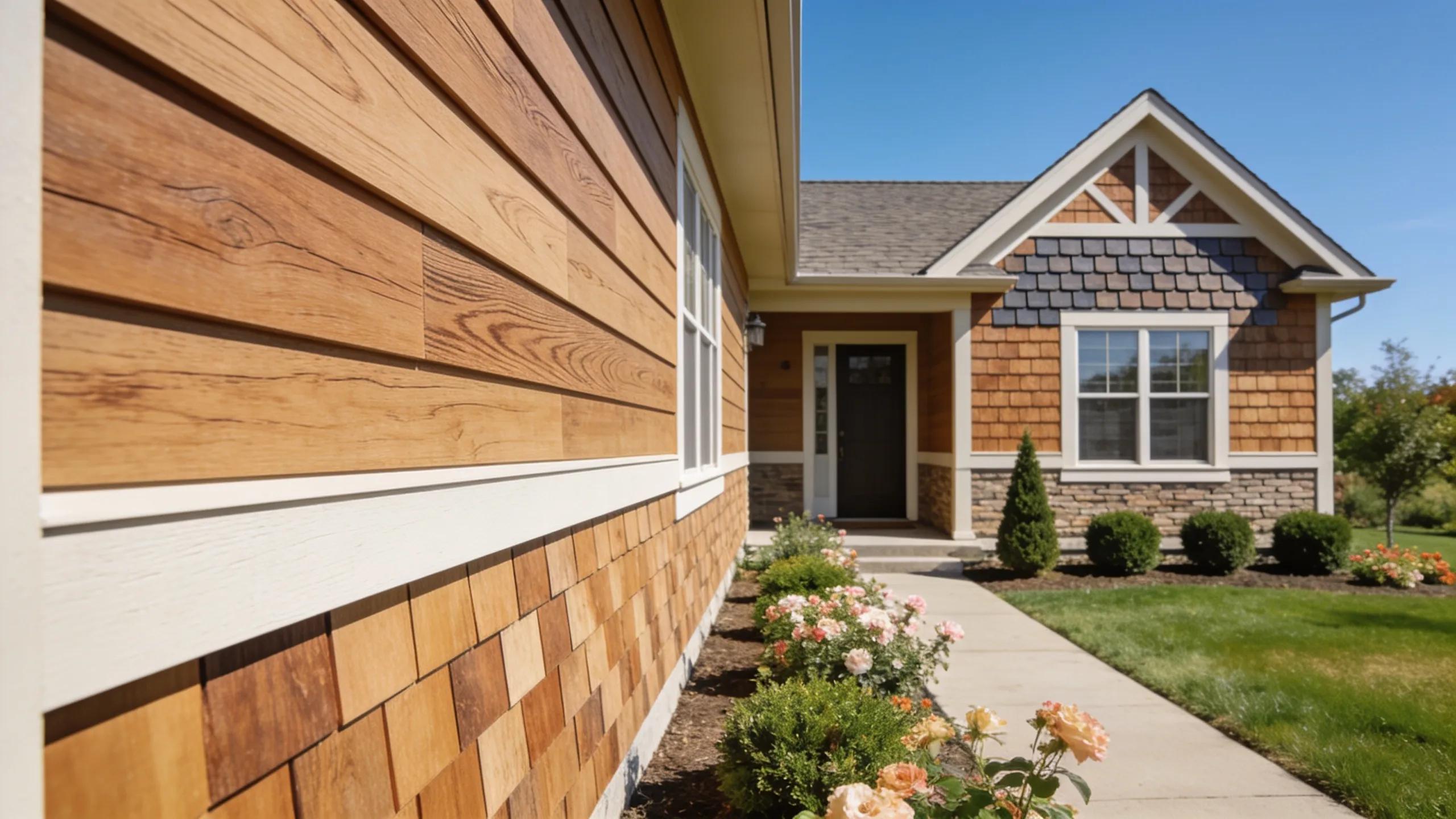 Beautiful home with fiber cement siding highlighting its wood-like finish