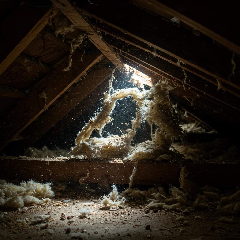 Bright and inviting attic insulation in a Boca Raton home, showcasing energy efficiency