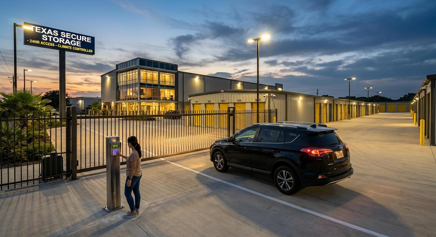 Safety Features and Access Hours at Dallas Storage Locations