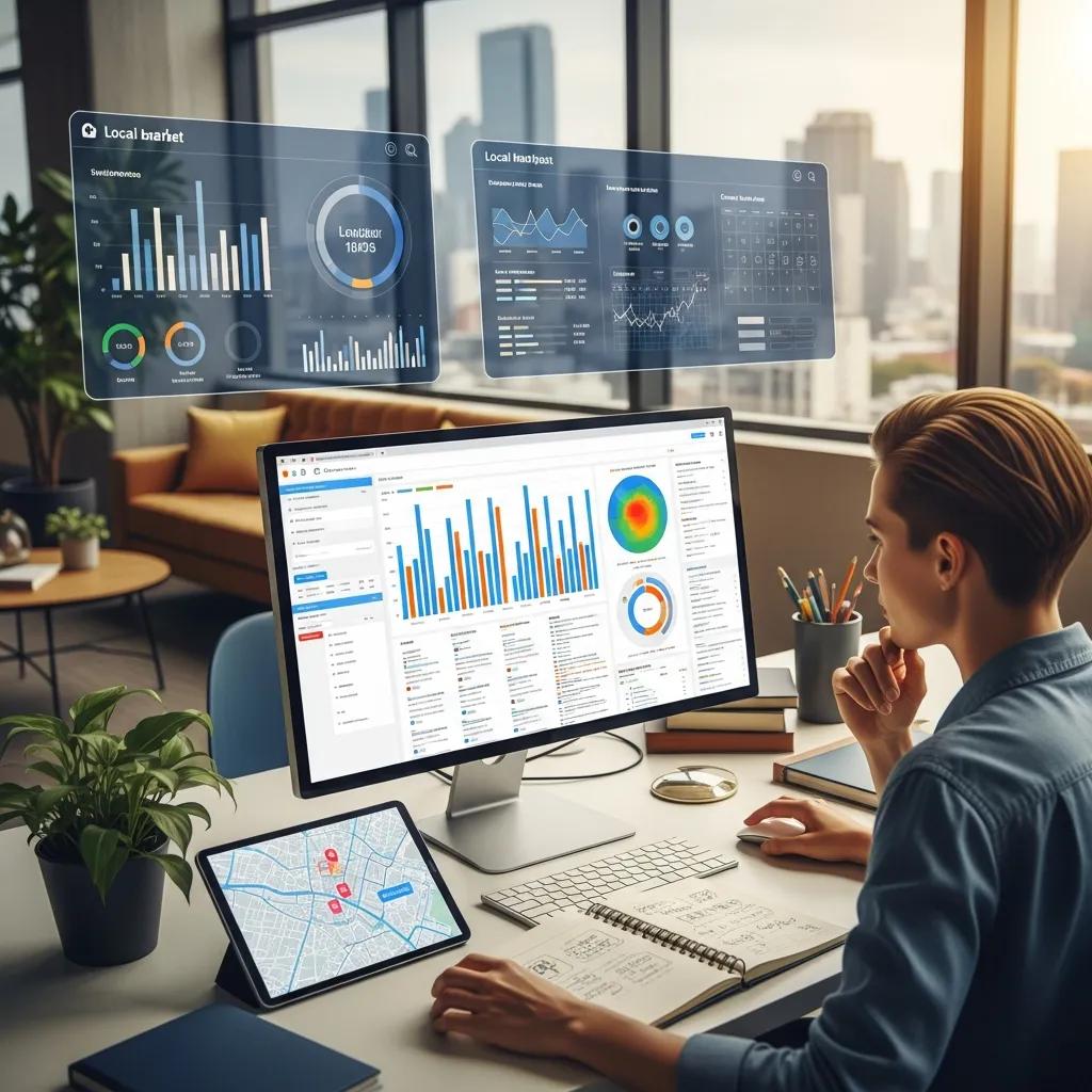 Designer checking Middlesbrough demographic and audience data to inform website decisions
