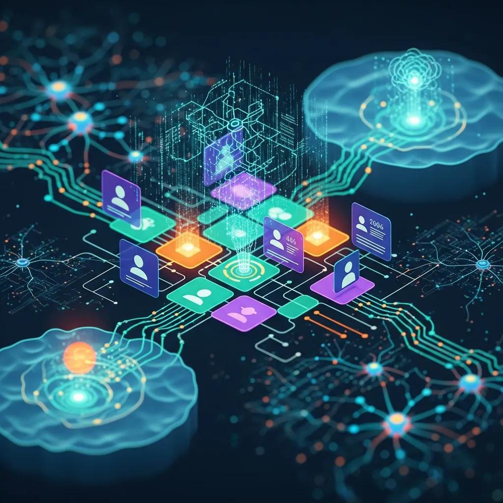 Digital representation of AI algorithms enhancing lead targeting and segmentation