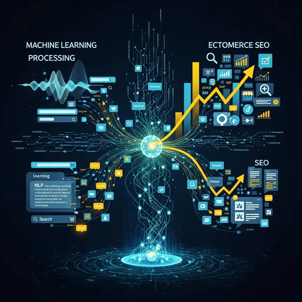 Illustration of machine learning and natural language processing applied to online shopping