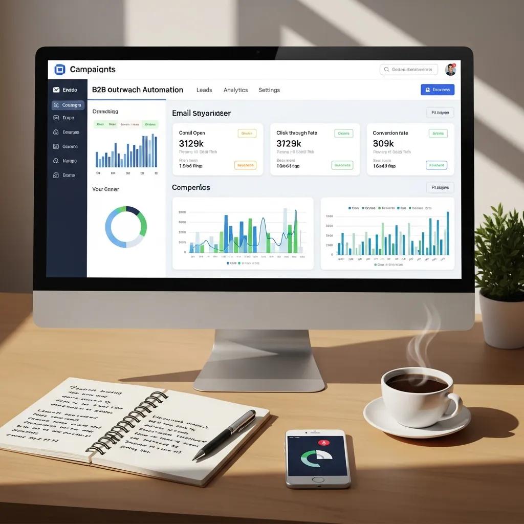 Digital tools and software interfaces for B2B outreach automation