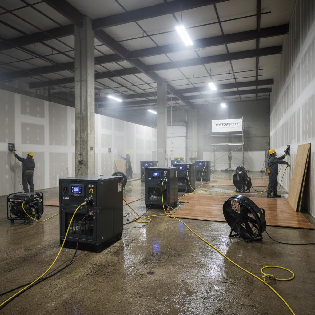 Extensive Drying and Humidity Removal