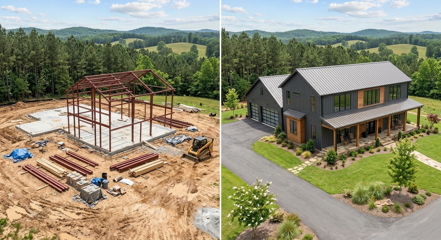 Structural Steel, Metal Roofing, Siding, and Porch Additions