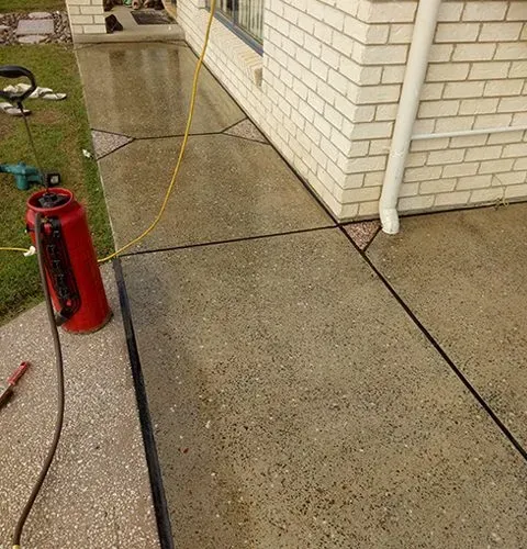 Beautifully paved concrete driveways on the Fraser Coast showcasing durability and quality of McNamara Concrete's services